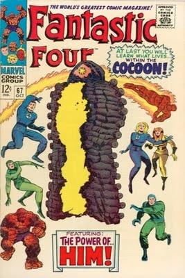 Fantastic Four #67: First Brief Appearance of Adam Warlock. Click for values