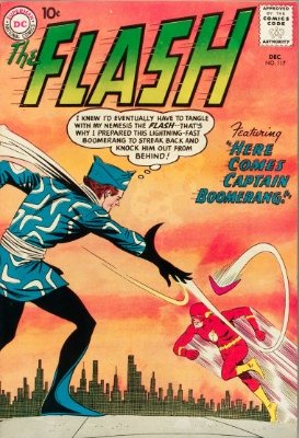 Origin and First Appearance, Captain Boomerang, Flash #117, DC Comics, 1960. Click for value