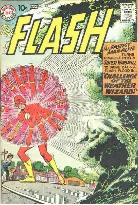 Origin and First Appearance, Weather Wizard, Flash #110, DC Comics, 1959. Click for value