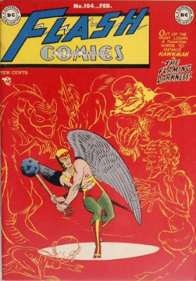 Origin and First Appearance, Rival Flash, Flash Comics #104, DC Comics, 1949. Click for value