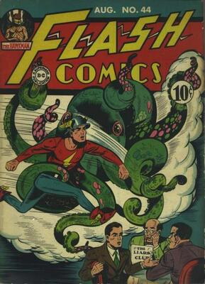 Flash Comics #44: Click Here for Values Flash Comics #44: Click Here for Values