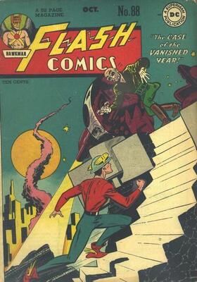Origin and First Appearance, Gentleman Ghost, Flash Comics #88, DC Comics, 1947. Click for value