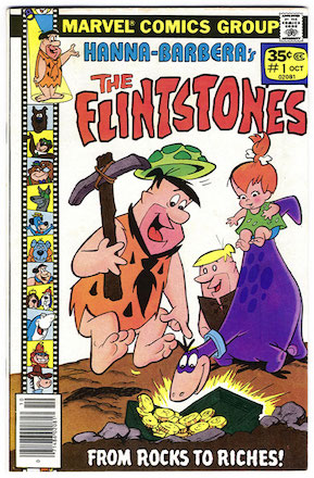 RARE! Flintstones #1 Marvel 35 Cent Price Variant