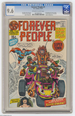 100 Hot Comics: Forever People #1, 1st Darkseid story. Click to buy a copy at Goldin