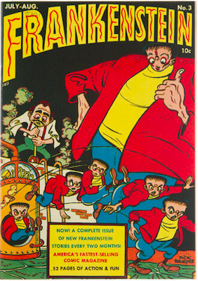 Frankenstein Comics #3: Click Here for Values