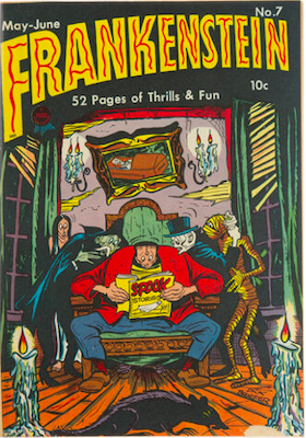 Frankenstein Comics #7: Click Here for Values