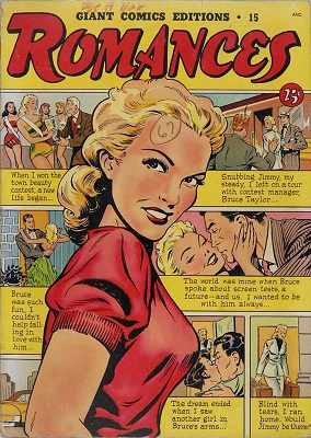 Giant Comics Editions #15: Classic Matt Baker comic cover. Click for values