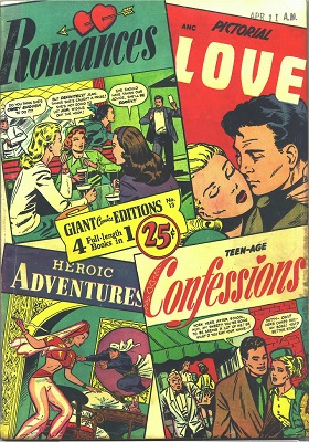 Giant Comics Edition #13: Very rare; Unique Matt Baker cover. Click for value