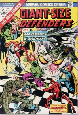 Origin and First Appearance, Korvac, Giant-Size Defenders #3, Marvel Comics, 1975. Click for value