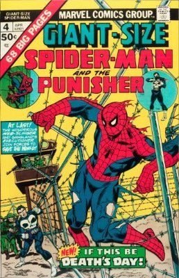 Giant Size Spider-Man #4 (Marvel, 1975): Third Punisher Comic; First Appearance of Moses Magnum. Click for values