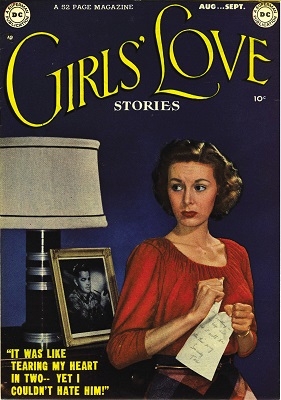 Girls’ Love Stories #1: Very rare DC romance comic. Click for value