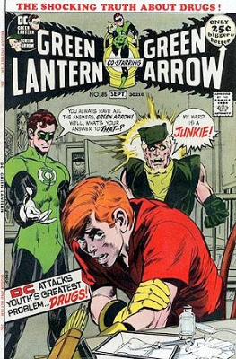 Green Lantern #85 (1971): Controversial Drug Abuse Story and Cover