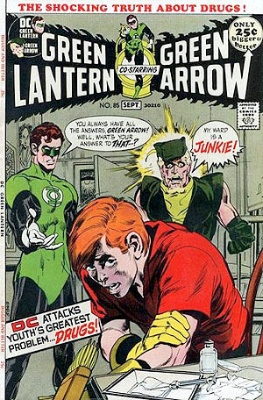 Green Lantern #85 (1971): Controversial Drug Abuse Story and Cover