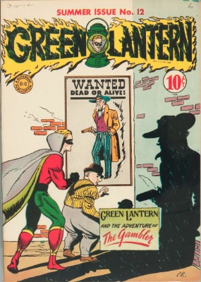 Origin and First Appearance, Gambler, Green Lantern #12, DC Comics, 1944. Click for value