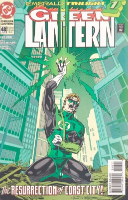 Origin and First Appearance, Parallax, Green Lantern (vol. 3) #48, DC Comics, 1994. Click for value