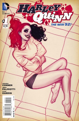 DROPPED OUT OF THIS YEAR'S LIST: Harley Quinn #1 (2014), Adam Hughes Retailer Incentive Variant