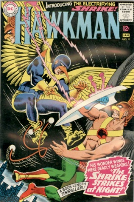 Origin and First Appearance, Shrike, Hawkman #11, DC Comics, 1966. Click for value