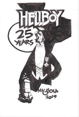 Hellboy: 25 Years Sketchbook: Click Here for Values Hellboy: 25 Years Sketchbook: Click Here for Values