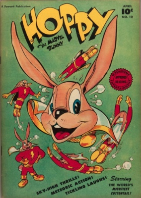 Hoppy the Marvel Bunny. Spinoff from Captain Marvel. Click for values