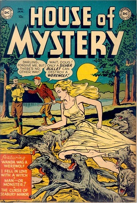 House of Mystery #1 (1952): First issue of long-running series of suspense and horror comic books. Click for value