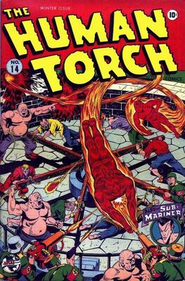 Human Torch #14: Click Here for Values
