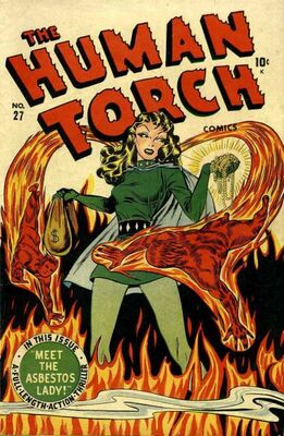 Human Torch #27: Click Here for Values