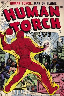 Human Torch #38: Click Here for Values