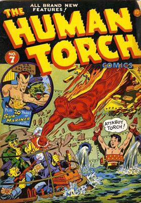 Human Torch #6: Click Here for Values