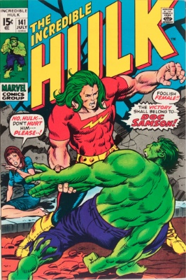 Doc Samson (First Appearance: Incredible Hulk #141, July, 1971). Click for value