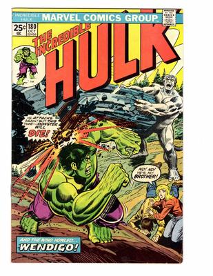 Incredible Hulk #180 Value? FRONT COVER