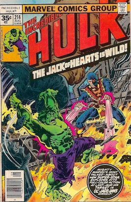 Incredible Hulk #214 Marvel 35 Cent Price Variants