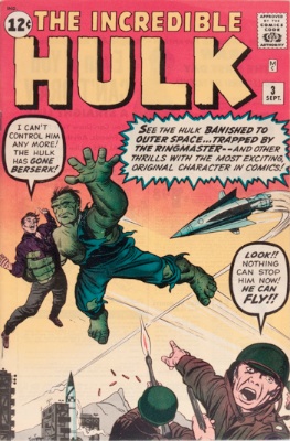 Origin and First Appearance, Ringmaster, Incredible Hulk #3, Marvel Comics, 1962. Click for value