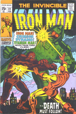 Iron Man #22: Click Here for Values