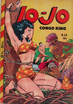 Jo-Jo Comics #25: Matt Baker bondage cover. Click for values