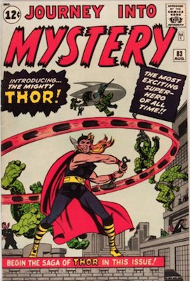 100 Hot Comics: Journey into Mystery #83, first appearance of Thor. Click to buy one at Goldin