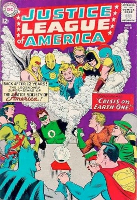 Justice League of America #21: JSA returns in the Silver Age. Click for values