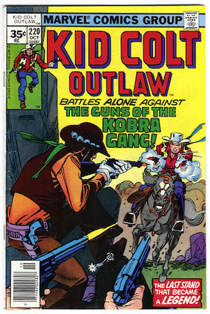 RARE! Kid Colt Outlaw #220 Marvel 35c Price Variant Edition RARE! Kid Colt Outlaw #220 Marvel 35c Price Variant Edition