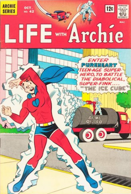 Life With Archie #42: First Appearance of Captain Purpleheart. Click for value