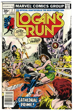 Logan's Run #7 Marvel 35 Cent Price Variant