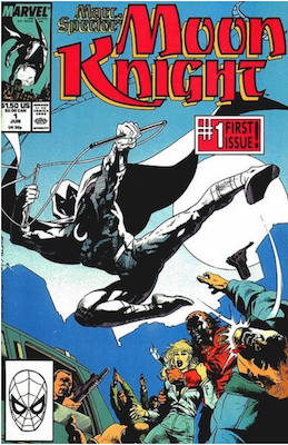 Marc Spector: Moon Knight #1 (1989). Click for values. Marc Spector: Moon Knight #1 (1989). Click for values.