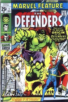 Marvel Feature #1: First official appearance of the Defenders. Click for values