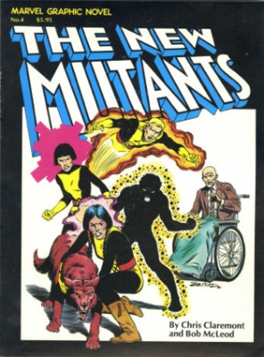 Marvel Graphic Novel #4: Origin and First Appearance of the New Mutants (Original Line-up: Cannonball, Psyche, Sunspot and Wolfsbane). Click for values