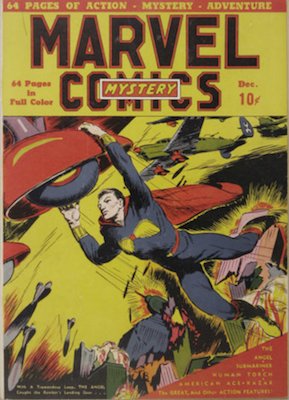 Marvel Mystery Comics #2 (Dec 1939): Second Appearance of Human Torch, Namor and Angel. Click for values
