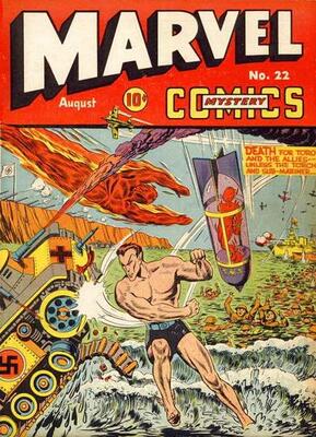 Marvel Mystery Comics #22: Click Here for Values