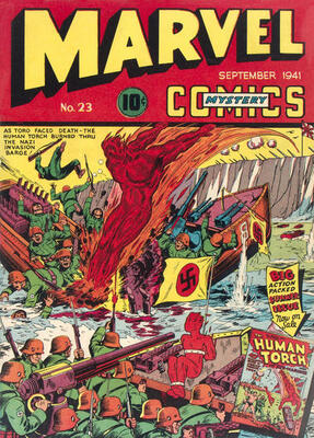 Marvel Mystery Comics #23: Click Here for Values