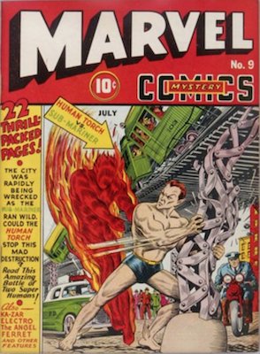 Marvel Mystery Comics #9: Click Here for Values