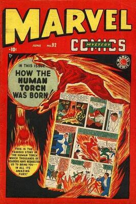 Marvel Mystery Comics #92: Click Here for Values