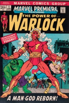 Origin and First Appearance, Adam Warlock Marvel Premiere #1, Marvel Comics, 1972