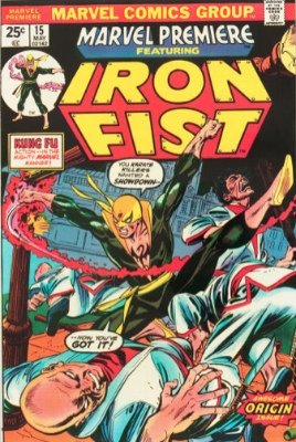 Marvel Premiere #15 (1974): First Appearance of Iron Fist. Click for values