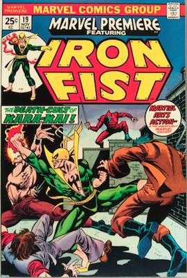 Marvel Premiere #19 (November, 1974): First Appearance of Colleen Wing. Click for value